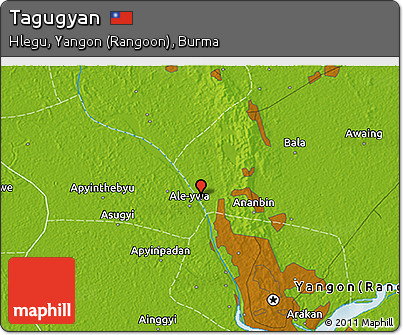 Physical 3D Map of Tagugyan