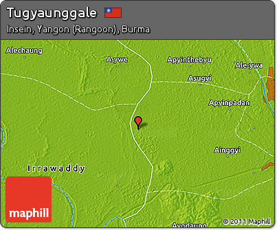 Physical 3D Map of Tugyaunggale
