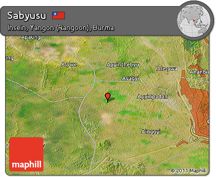 Satellite 3D Map of Sabyusu