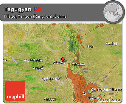 Satellite 3D Map of Tagugyan
