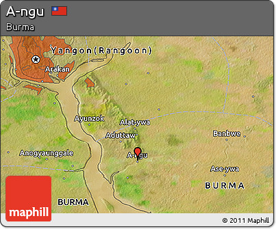 Satellite 3D Map of A-ngu