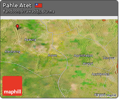Satellite 3D Map of Pahle Atet
