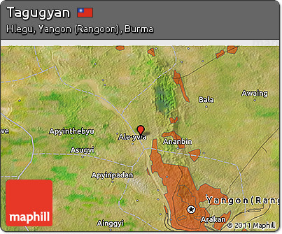 Satellite 3D Map of Tagugyan