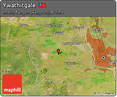 Satellite 3D Map of Ywathitgale