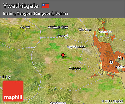 Satellite 3D Map of Ywathitgale