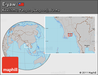 Gray Location Map of E-yaw