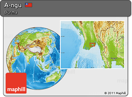 Physical Location Map of A-ngu