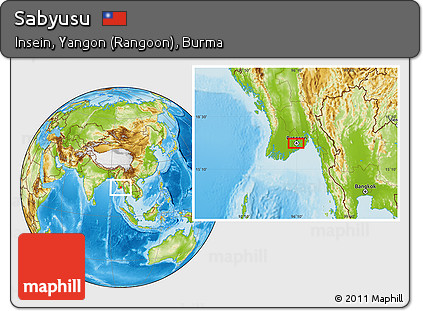 Physical Location Map of Sabyusu