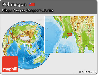 Physical Location Map of Pehmegon