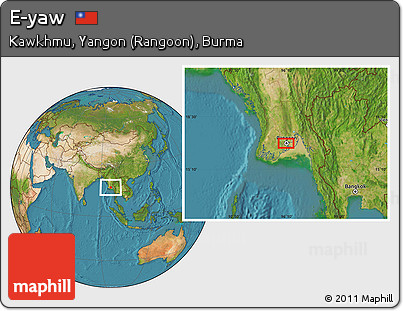 Satellite Location Map of E-yaw