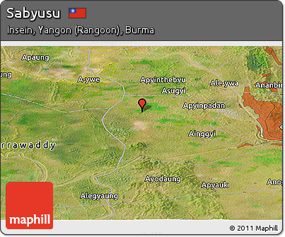 Satellite Panoramic Map of Sabyusu
