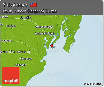 Physical 3D Map of Yakaingyo
