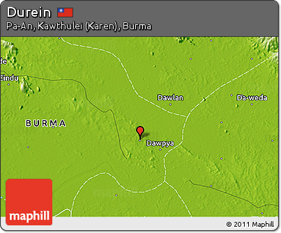 Physical 3D Map of Durein
