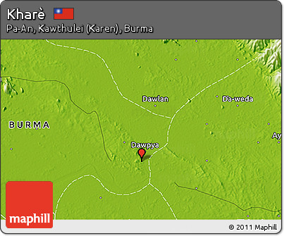 Physical 3D Map of Kharè