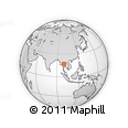 Outline Map of the Area around 16° 49' 43" N, 99° 31' 30" E, rectangular outline