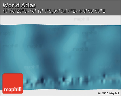 Satellite 3D Map of the Area around 16° 29' 14" S, 100° 22' 30" E