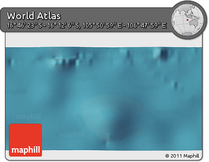 Satellite 3D Map of the Area around 16° 29' 14" S, 106° 19' 29" E