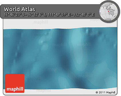 Satellite 3D Map of the Area around 16° 29' 14" S, 112° 16' 30" E