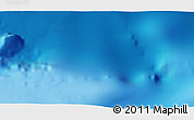 Physical 3D Map of the area around 16° 29' 14" S, 115° 40' 30" E