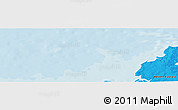Political Panoramic Map of the area around 16° 29' 14" S, 122° 28' 29" E