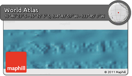 Satellite Panoramic Map of the Area around 16° 29' 14" S, 134° 13' 29" W