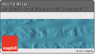 Satellite Panoramic Map of the Area around 16° 29' 14" S, 134° 13' 29" W