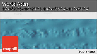 Satellite Panoramic Map of the Area around 16° 29' 14" S, 134° 13' 29" W
