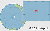 Savanna Style Location Map of the area around 16° 29' 14" S, 136° 46' 30" W