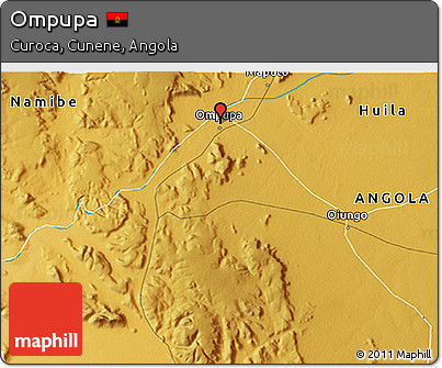 Physical 3D Map of Ompupa