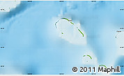 Physical Map of the area around 16° 29' 14" S, 144° 25' 30" W