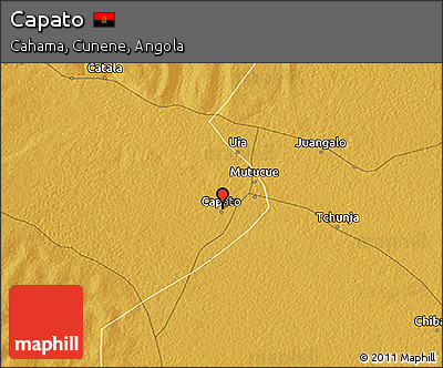 Physical 3D Map of Capato