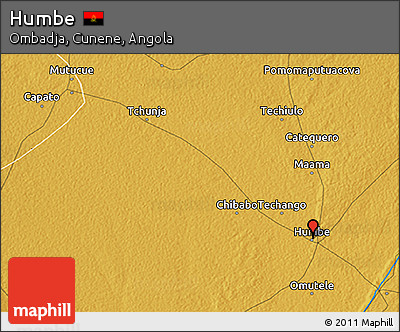 Physical 3D Map of Humbe