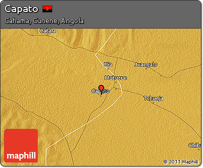 Physical 3D Map of Capato