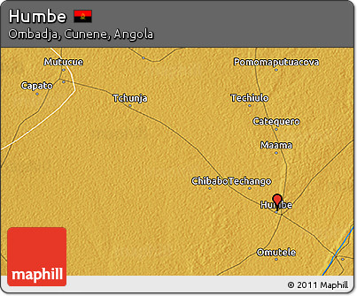 Physical 3D Map of Humbe