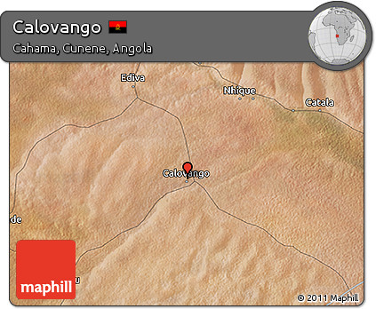 Satellite 3D Map of Calovango
