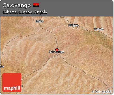 Satellite 3D Map of Calovango