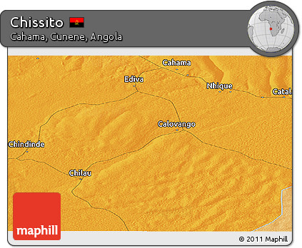 Political Panoramic Map of Chissito