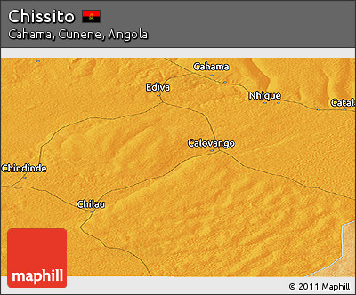 Political Panoramic Map of Chissito