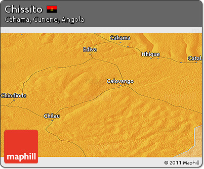Political Panoramic Map of Chissito