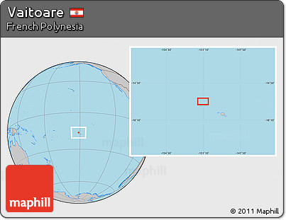 Gray Location Map of Vaitoare