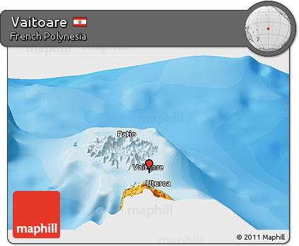 Political Panoramic Map of Vaitoare