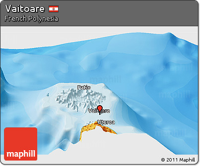 Political Panoramic Map of Vaitoare