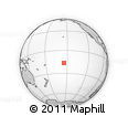 Outline Map of the Area around 16° 29' 14" S, 154° 37' 30" W, rectangular outline