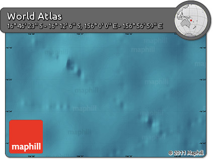Satellite Map of the Area around 16° 29' 14" S, 156° 28' 29" E