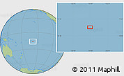 Savanna Style Location Map of the area around 16° 29' 14" S, 159° 43' 29" W