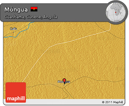 Physical 3D Map of Môngua