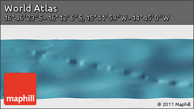 Satellite Panoramic Map of the Area around 16° 29' 14" S, 15° 13' 29" W