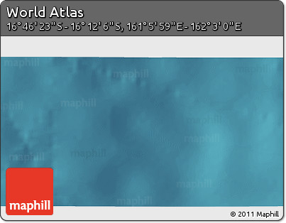 Satellite 3D Map of the Area around 16° 29' 14" S, 161° 34' 29" E