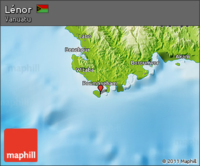 Physical 3D Map of Lénor