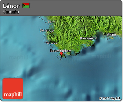 Satellite 3D Map of Lénor
